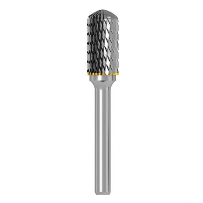 Afbeelding van ASNOMY 1 x roterende frees, dubbel gesneden, draaibaar, wolfraamcarbide, slijpmachine, 6 mm, schacht 12 cilindrische kop, voor houtbewerking, metaal, polijsten, graveer C