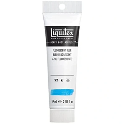 Afbeelding van Liquitex 1045984 Professional Heavy Body acrylverf in kunstenaarskwaliteit met uitstekende lichtechtheid en boterachtige consistentie, 59ml Fluorescent Blue