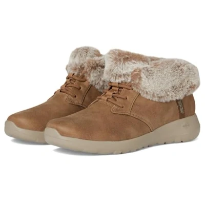 Afbeelding van Skechers Dames gaan Joy Cozy Charm Enkellaars, Kastanje, 37 EU