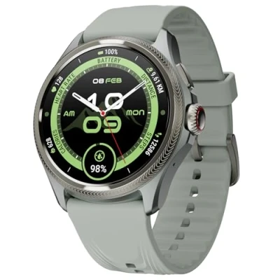 Afbeelding van Ticwatch Pro 5 Enduro Smartwatch voor mannen, Android Wear OS Smart Watch 90 uur, accu 110+ trainingsmodi, 7/24 hartslag, ATM, GPS, kompas, niet compatibel met iPhone, slate, Standaard