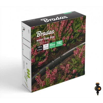 Afbeelding van Bradas Druppelslang set met Timer en accessoires 100m
