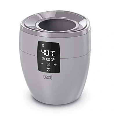 Afbeelding van Lovi Fleswarmer, 4 in 1 sterilisator, modi, verwarmt, ontdooid, steriliseert en houdt de temperatuur van levensmiddelen vast, eenvoudig te bedienen, grijs