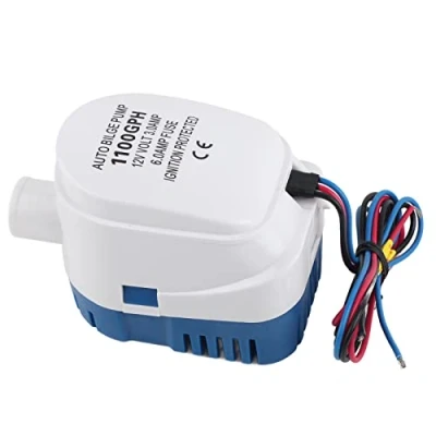Afbeelding van Bilgen pomp 12V Automatische, 1100GP Volledig Automatische Bilge duikpomp Ingebouwde Float Switch Anti Air Slotbescherming voor zwembaden