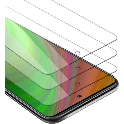 Afbeelding van Cadorabo 3x Screenprotector geschikt voor Samsung Galaxy A71 5G in KRISTALHELDER Tempered Display Pantser Film