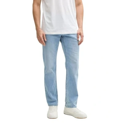 Afbeelding van TOM TAILOR Heren Jeans Marvin Straight, 10117 Gebruikte Bleached Blue Denim, 29W / 34L