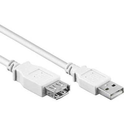 Afbeelding van USB verlengkabel 2.0 Wit 5 meter Allteq