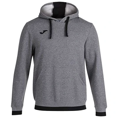Afbeelding van Joma L sweatshirt met capuchon Confort II, unisex volwassenen, gemêleerd zwart