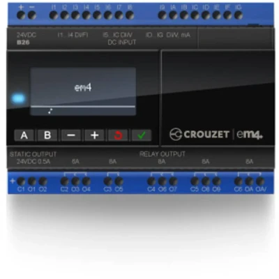 Afbeelding van Crouzet 88981103 EM4 local PLC aansturingsmodule 24 V/DC