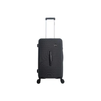 Afbeelding van Saxoline Twist Trunk Harde Koffer / Trolley Reiskoffer M Zwart