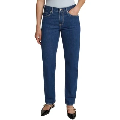 Afbeelding van Tommy Hilfiger Dames Classic Straight RW ACE WW0WW43726 Straight, Denim, 33W/34L, Denim (Aas), 33W / 34L