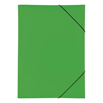 Afbeelding van Pagna 21638 05 rubberen map PP 3 inslagkleppen, A3 groen