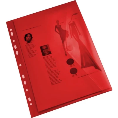 Afbeelding van EXXO HFP #35346 A4 Ringband Documententas Rood 10 stuks (1 pak @ stuks)