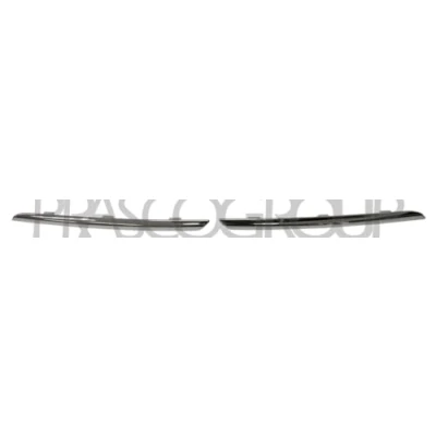 Afbeelding van PRASCO RN3292236 Grille Auto Aan beide zijden Verchroomd RENAULT: Clio IV Hatchback (BH) 1.5 dCi 90, 75, 1.2 16V, 0.9 TCe 1.6 RS