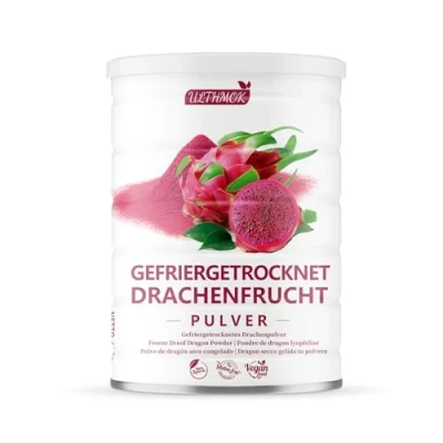 Afbeelding van ULTHMOK Premium Dragon Fruit Juice Powder 450g Atomizing Drying Pitaya Poeder, Zonder Toegevoegde Suiker, 100% Natuurlijk &amp; Toevoegingen