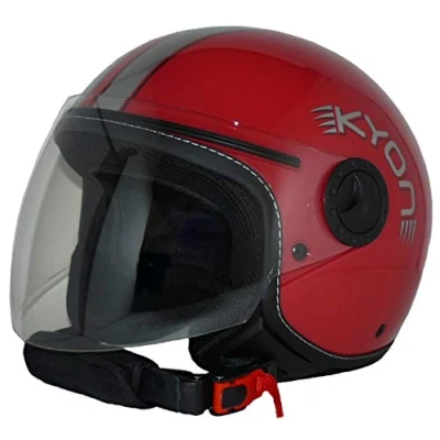 Afbeelding van protectWEAR Heren H730 RT M Jethelm met lang vizier M, rood, EU