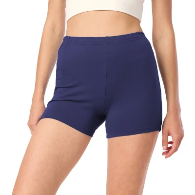 Afbeelding van Merry Style MS MS10 392 LE Dames Leggings Sport Vrijetijdsbroek Hotpants Shorts Boxershorts Kort Katoen Marineblauw XS