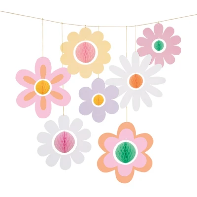 Afbeelding van Slinger bloemen Retro Party Meri