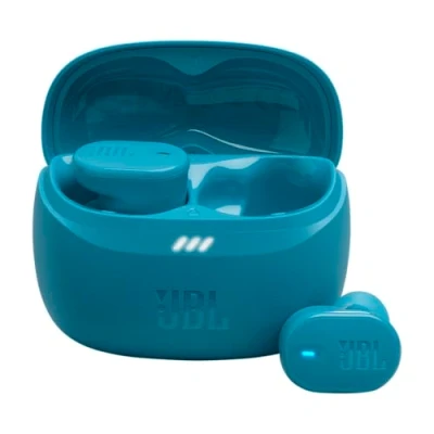 Afbeelding van JBL Tune Buds 2, Wireless Noise Cancelling Bluetooth Earbuds met 48 uur afspeeltijd, IP54 Water en Stofbestendig, Multi Point Verbinding, in ear Ergonomisch Design, Blauwgroen