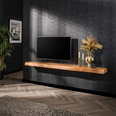 Afbeelding van Hoyz Collection Wandplank Tree 200cm Acaciahout L
