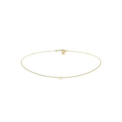 Afbeelding van Elli Dameshalsketting met ster hanger choker Basic Astro in 925 sterling zilver 36 cm lengte, EU, Facetgeslepen, Geen edelsteen