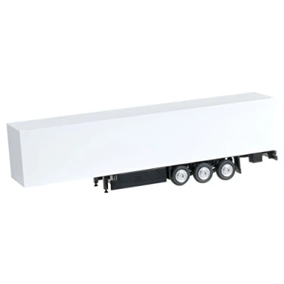 Afbeelding van Herpa 084529 TT Aanhanger 2 delige koffer oplegger met palletbox