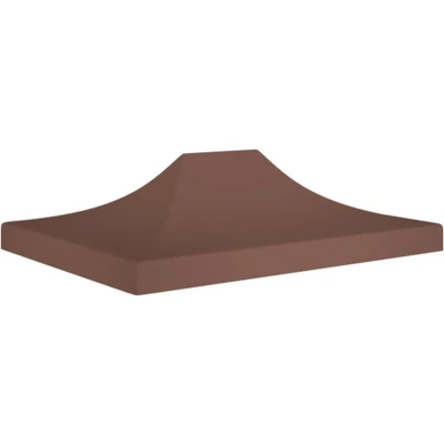 Afbeelding van Partytentdak 270 g/m² 4x3 m bruin
