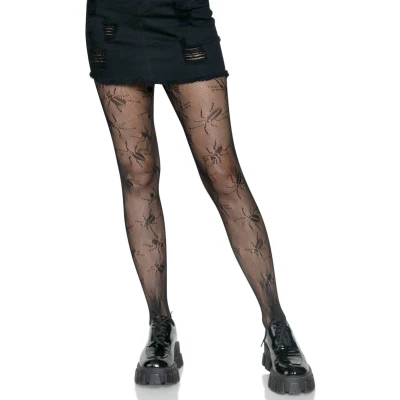 Afbeelding van Leg Avenue Beetle Net Panty Zwart