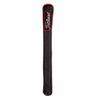 Afbeelding van Titleist Jet Black Lederen Golf Alignment Stick Headcover