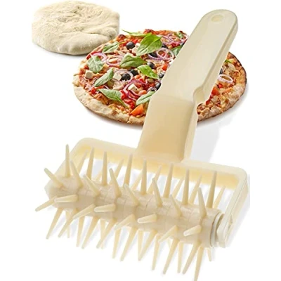 Afbeelding van Orblue Deeg Docker, Helpt Pizza met een Dunne Korst Gelijkmatig te Bakken &amp; Voorkomt Gasbellen in het (1 Stuk)