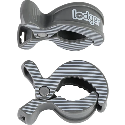 Afbeelding van Lodger Swaddler Clip Carbon Stripe 2st.