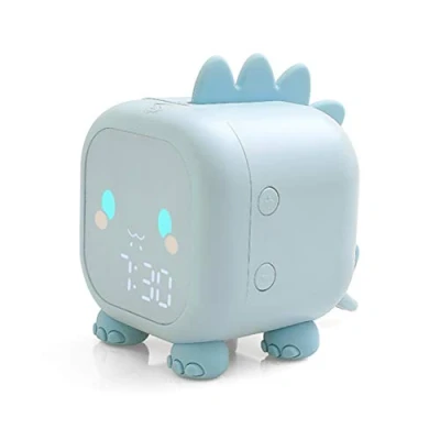 Afbeelding van Ayaaa kinderwekker, wekker, schattige dinosaurus, digitale wekker voor kinderen, nachtkastje, kinderslaaptrainer, wake up licht en nachtlampje
