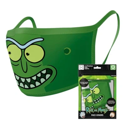 Afbeelding van Rick and Morty Face Mask Set Pickle