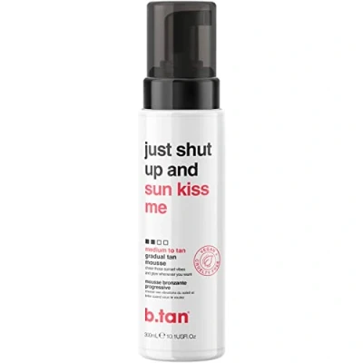 Afbeelding van B. Tan Just Shut Up &amp; Sunkiss Me Medium To Everyday Glow Mousse 300 Ml