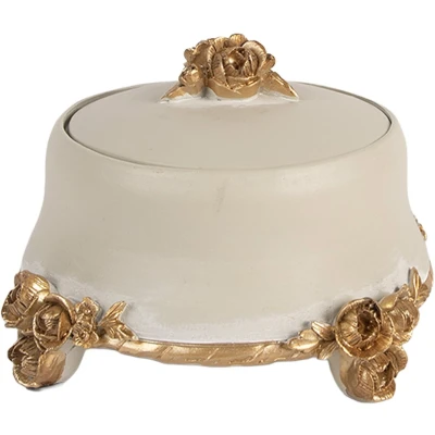 Afbeelding van Clayre &amp; Eef Sieradendoos Beige Kunststof