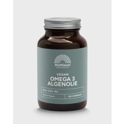 Afbeelding van Mattisson Vegan omega 3 algenolie