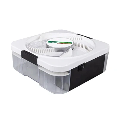 Afbeelding van Windhager Fly Catcher + 03239 Elektrische vliegenvanger met USB aansluiting, insectenverdelger, muggenverdelger, automatische vliegenval, transparant