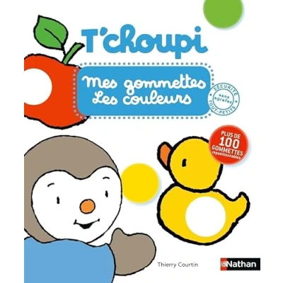 Afbeelding van Mes gommettes T&#039;choupi Les couleurs plus de 100 repositionnables Dès 2 ans: Avec