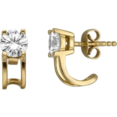 Afbeelding van Esprit ESER00101200 Lillian Oorknoppen Zilver geelgoudverguld Goudkleurig