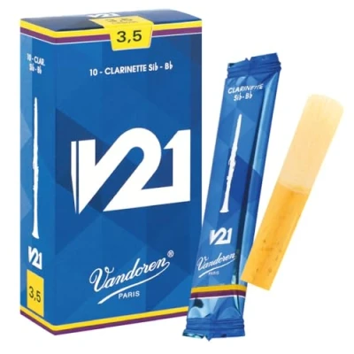 Afbeelding van Vandoren Bb Klarinet V21 Rieten 3.5 10 stuks verpakking