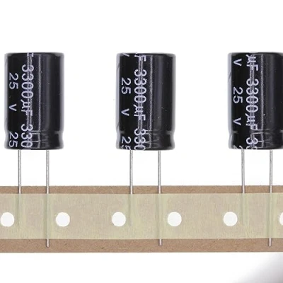 Afbeelding van 10 stuks 25 V 3300UF elektrolytische condensator van aluminium, plug in, 16 x mm, mm