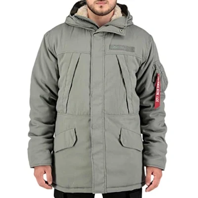 Afbeelding van Alpha Industries N3B Expeditie Parka Winterjas voor heren Vintage Green