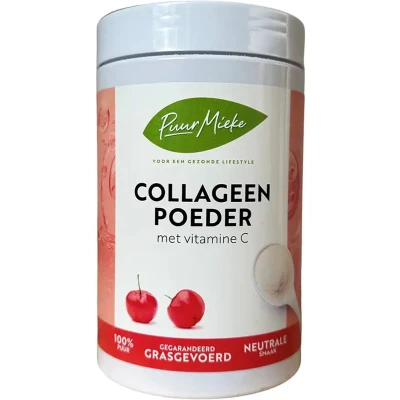 Afbeelding van Gehydrolyseerd Collageen Poeder met Natuurlijke Vitamine C 300g