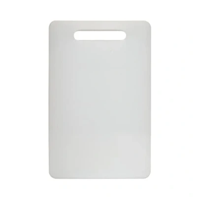 Afbeelding van Fotouzy Plastic Utility Snijplank met Handvatten, voedsel veilig PP materiaal, BPA vrij, vaatwasmachine veilig, dikke snijplank, grote afmetingen, Easy Grip Handvat, voor keuken (wit)