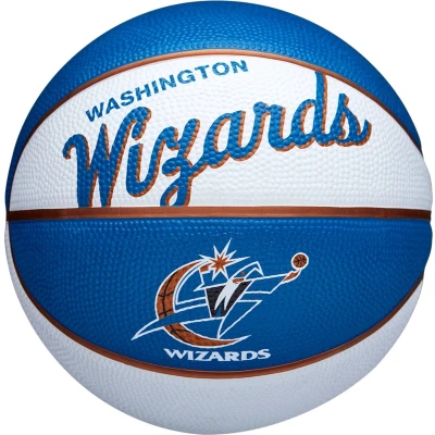 Afbeelding van Wilson Team Retro Washington Wizards Mini Ball WTB3200XBWAS, Unisex, Wit, basketbal, maat: 3