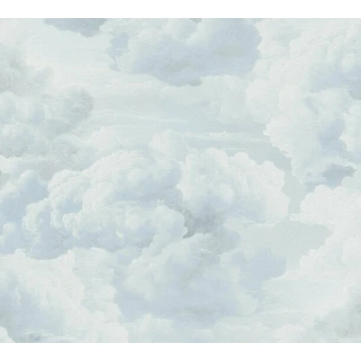 Afbeelding van Livingwalls Vliesbehang Wolken hoogwaardig design behang hemel natuur 399853 in wit, blauw luxe ontworpen door MICHALSKY