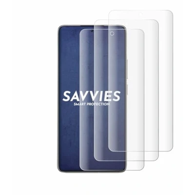 Afbeelding van Savvies Screenprotector voor Xiaomi 14T Pro Folie Beschermfolie transparant volledig dekking (4 Stuks)