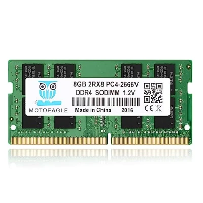 Afbeelding van [DDR4 RAM] 8 GB DDR4 2666 MHz PC4 21300 (PC4 2666V) CL19 SODIMM 1,2 V 260 pins niet ECC SO DIMM laptop notebook werkgeheugen