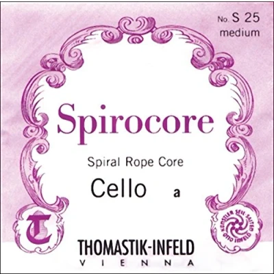 Afbeelding van Thomastik enkele snaar voor Cello 4/4 Spirocore D spiraalkern, aluminium omsprekend, sterk