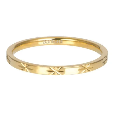 Afbeelding van iXXXi Sterre Vulring 2 mm Gold maat 19