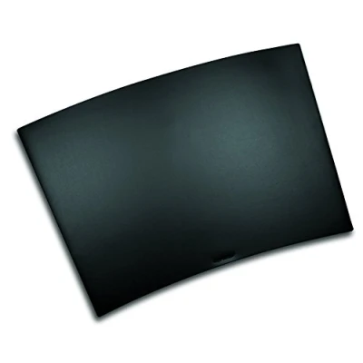 Afbeelding van Läufer 40598 Durella Trapez bureauonderlegger, 50 x 70 cm, zwart, trapeziumvormige onderlegger, antislip, afwasbaar